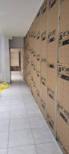 Photo de galerie - Création de doublages avec isolation dans un logement à livron. 