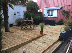 Photo de galerie - Terrasse bois different niveau