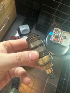 Photo de galerie - Remplacement d’une cartouche multijoueur douche 