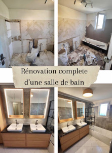 Photo de galerie - Renovation salle de bain 