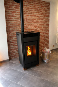Photo de galerie - Remplacement de poêle a pellets 