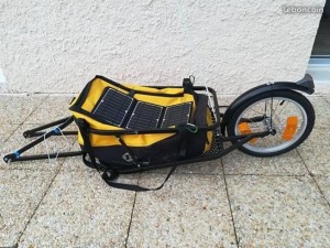 Photo de galerie - Remorque vélo / Charrette à vélo (pour transport de matériel)