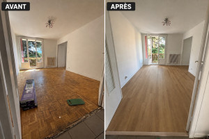 Photo de galerie - Pose de parquet 