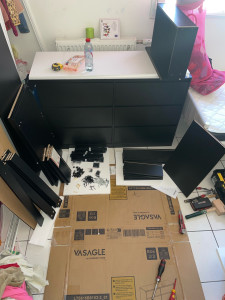 Photo de galerie - Montage d'un deux commandes 