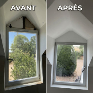 Photo de galerie - Bonjour à tous, Je vous partage une réalisation de mes récents travaux de rénovation intérieure (plâtrerie, enduit et peinture).