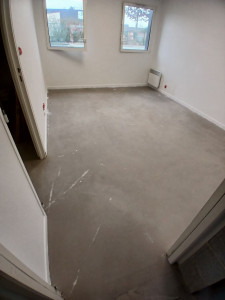 Photo de galerie - Préparation du support avant pose Moquette 