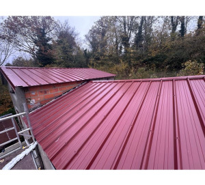 Photo de galerie - Toiture bac acier