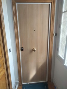 Photo de galerie - Blindage de porte de copropriété 
