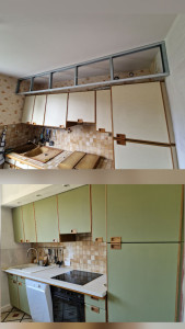 Photo de galerie - Relooking d'une cuisine. 