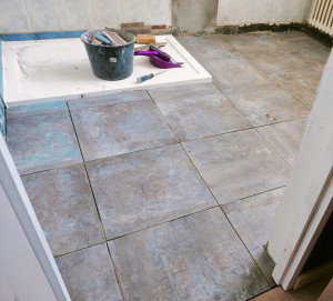 Photo de galerie - Pose carrelage