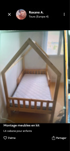 Photo de galerie - Lit cabane 