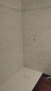 Photo de galerie - Pose de carrelage mural