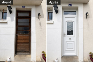 Photo de galerie - Changement de porte d’entrée 