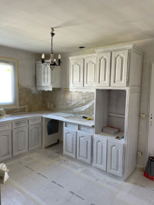 Photo de galerie - Rénovation d’une cuisine, ainsi que c’est meuble 