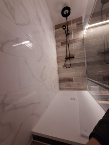 Photo de galerie - Douche remplaçant une baignoire