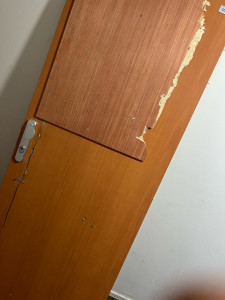 Photo de galerie - Changement de porte