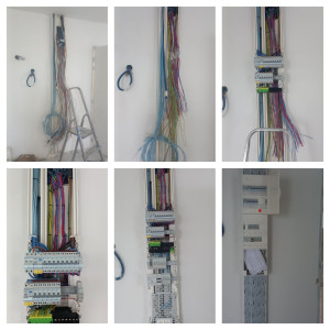 Photo de galerie - Installation du tableau électrique 