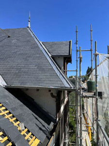 Photo de galerie - Rénovation toit ardoise à Carnac 56