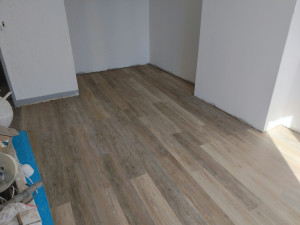 Photo de galerie - Pose de sols en pvc