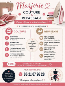 Photo de galerie - Repassage et couture 