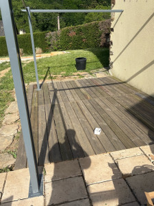 Photo de galerie - Fin de chantier terrasse bois terminé 