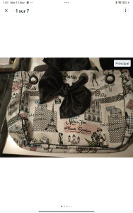 Photo de galerie - Créatrice artisanale de cosmétiques et maroquinerie, voici mon premier sac tote bag DAME DE FER