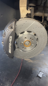 Photo de galerie - Remplacement de disque et plaquettes sur un GLE(AMG)