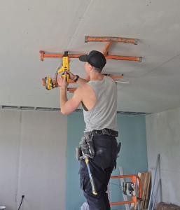 Photo de galerie - Réalisation de Plafonds en tout genre (rampants, plats, phoniques etc..)