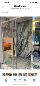 Photo de galerie - Douche Marbre 