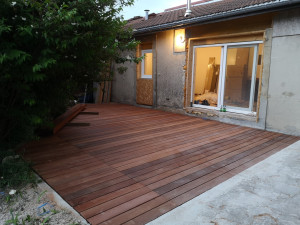 Photo de galerie - Terrasse bois exotique