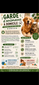 Photo de galerie - Garde d’animaux , enfants et aide au ménage 