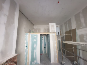 Photo de galerie - Bande poncage ratissage plafond