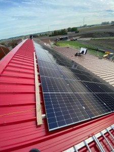 Photo de galerie - Pose panneaux photovoltaïque 