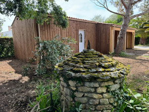 Photo de galerie - Réalisation d’une structure ossature bois avec couverture 