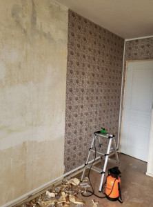 Photo de galerie - Enduit peinture est donné propre rapidement 