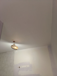 Photo de galerie - Plafond salle de bain avant 