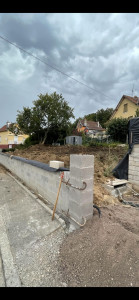 Photo de galerie - Construction d'un garage, plus tout l'extérieur avec terrassement