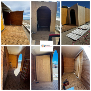 Photo de galerie - Création entrée d’un club de plage 
