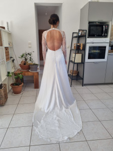 Photo de galerie - Réalisation d'une robe de mariée 