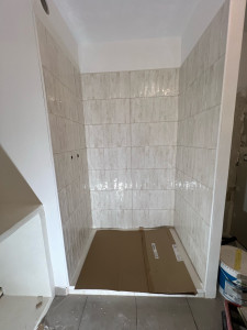 Photo de galerie - Pose de faïence , douche