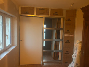 Photo de galerie - Porte à galandage 