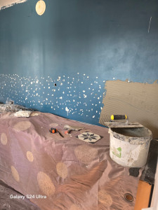 Photo de galerie - Carrelage décoratif pour plan de travail de cuisine
