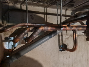 Photo de galerie - Reprise en cuivre de circuits de chauffage 