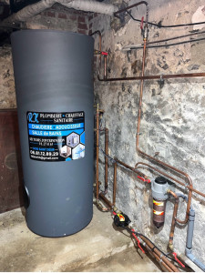 Photo de galerie - Préparateur d eau chaude 300 l couplé à la chaudière 