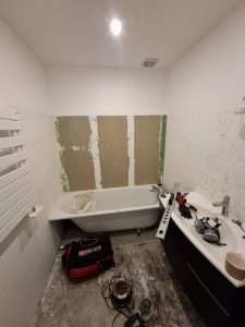 Photo de galerie - Avant, création et construction salle de bain
