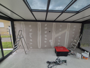 Photo de galerie - Réalisation bandes sur ba13