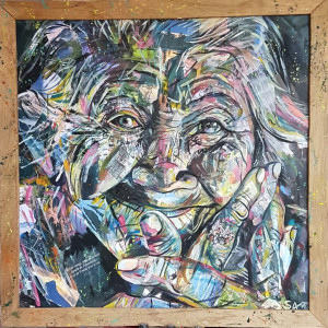 Photo de galerie - Tableau réalisé par mes soins.