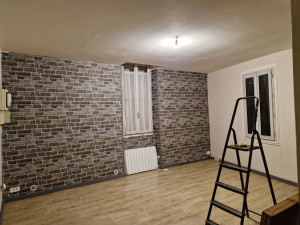 Photo de galerie - Pose de papier peint
