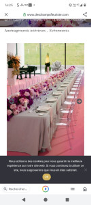 Photo de galerie - Décoration florale mariage y