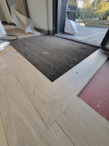 Photo de galerie - Parquet collé chêne
